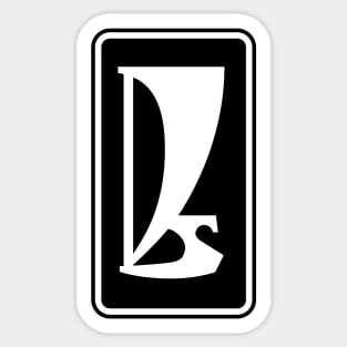 Lada Logo 1980s without lettering (black) Sticker